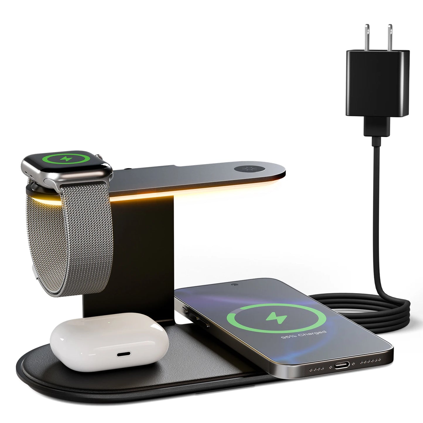 4-in-1 Magnetic Wireless Charger | 18W Fast Charging Station