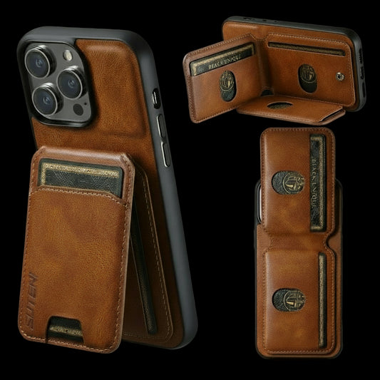Luxury Wallet Phone Case Card Holder Leather Magnetic Pocket Cover