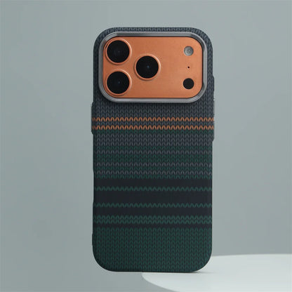 Carbon Fiber MagSafe Case for iPhone 17–13 Pro Max | Alloy Lens Cover