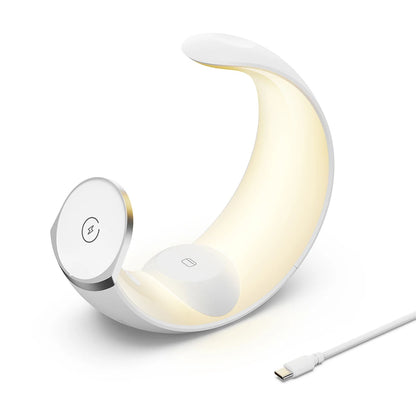 4-in-1 Magnetic Wireless Charger | 15W Fast Charging Desk Lamp