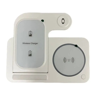 30W 3-in-1 LED Wireless Charger | Foldable Fast Charging Stand