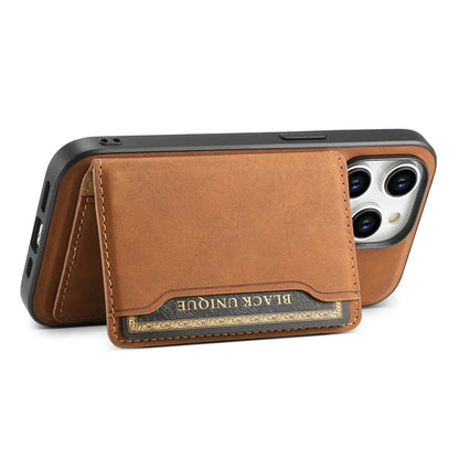 2-in-1 PU Leather Wallet Case | Magnetic Card Holder for iPhone 17