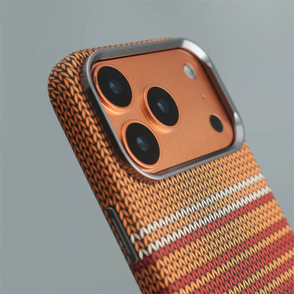 Carbon Fiber MagSafe Case for iPhone 17–13 Pro Max | Alloy Lens Cover
