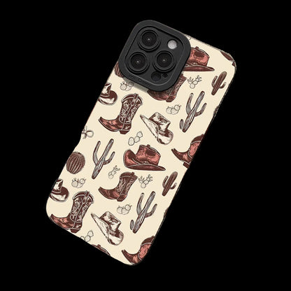 Western Denim Element Case for iPhone 17–13 Pro Max | Stylish Cover