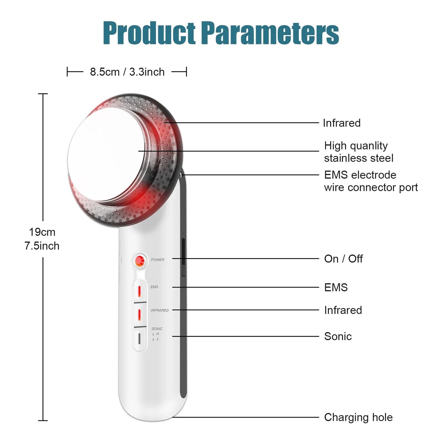 Ultimate Body Sculptor: EMS & Ultrasonic Massager