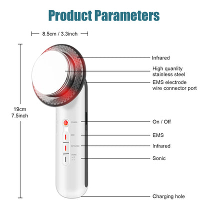 Ultimate Body Sculptor: EMS & Ultrasonic Massager