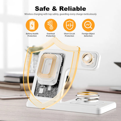 3-in-1 Magnetic Wireless Charger | 18W Foldable Fast Charging Station