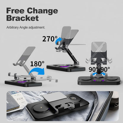 7-in-1 Wireless Charger Station | Fast Charging for Multiple Devices