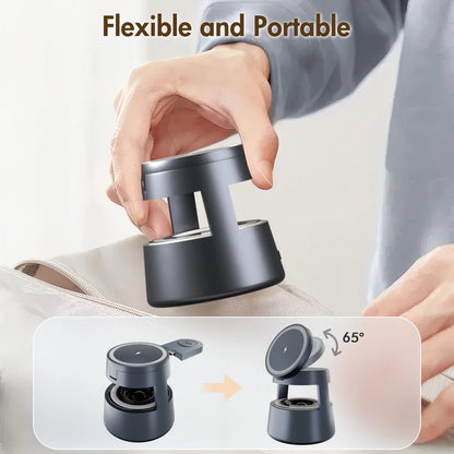 5-in-1 Wireless Charger  | 15W Fast Charging Dock with Bluetooth Light speaker