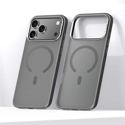 Luxury MagSafe Case | Matte Alloy Lens Frame for iPhone 17 Series