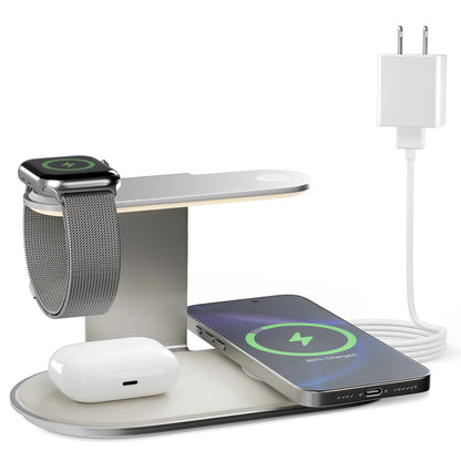 4-in-1 Magnetic Wireless Charger | 18W Fast Charging Station