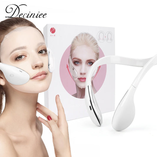 Facial Lifting Device Double Chin Reducer Face Slimming Shaping Microcurrent Led Therapy