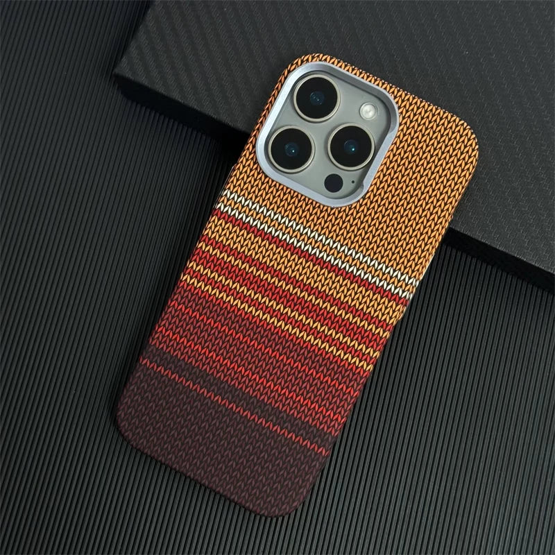 Carbon Fiber MagSafe Case for iPhone 17–13 Pro Max | Alloy Lens Cover