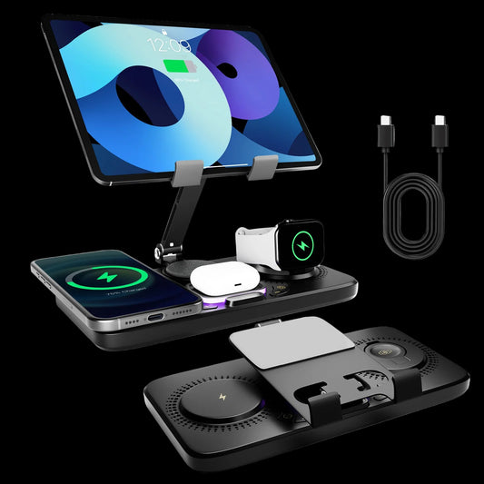 7-in-1 Wireless Charger Station | Fast Charging for Multiple Devices
