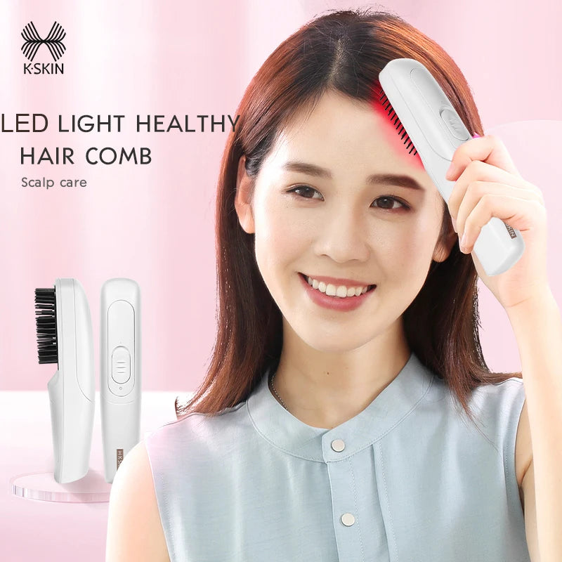 K.Skin Red Light Therapy Massage Comb Anti Hair Loss Therapy